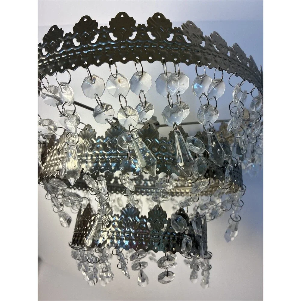 IKEA Rimfrost 3 Tier Chandelier With Corded Socket
